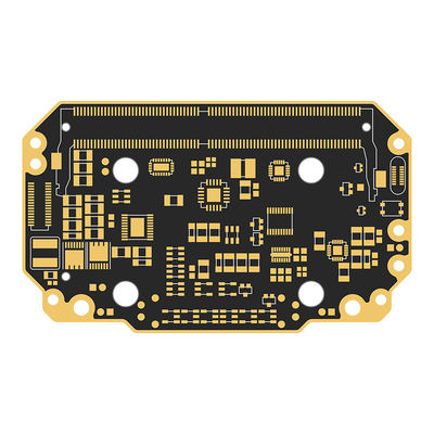 İyi bir fiyat. Beyaz İpek Ekranı FR4 Hızlı PCB, SMT Üretimi için Sert Altın 5U Tedavisi çevrimiçi