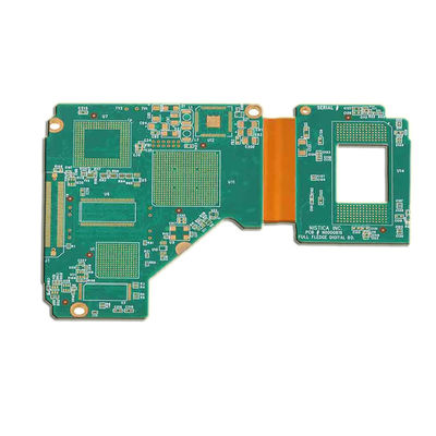 İyi bir fiyat. Endüstriyel Sert Esnek PCB Mavi Renkli ve Cu Ağırlık Aralığı 0,5-4 0z çevrimiçi