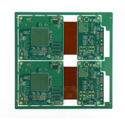 İyi bir fiyat. En az 0,5 mm'lik bükme yarıçaplı ve Min 0.0078 ∼ 0.2 mm'lik sondaj boyutu olan Mavi Sert Esnek PCB çevrimiçi